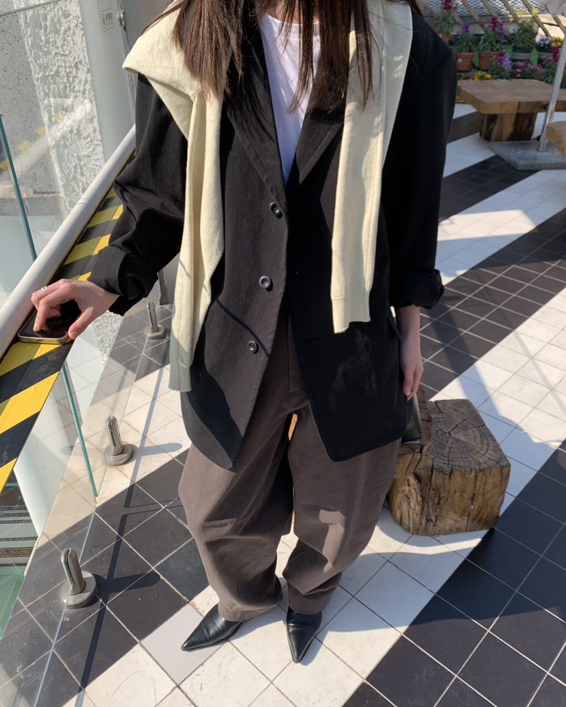UTRE直郵韓國代購女裝新品休閑熱賣職業真品25春夏人氣夾克UTRE夾克
