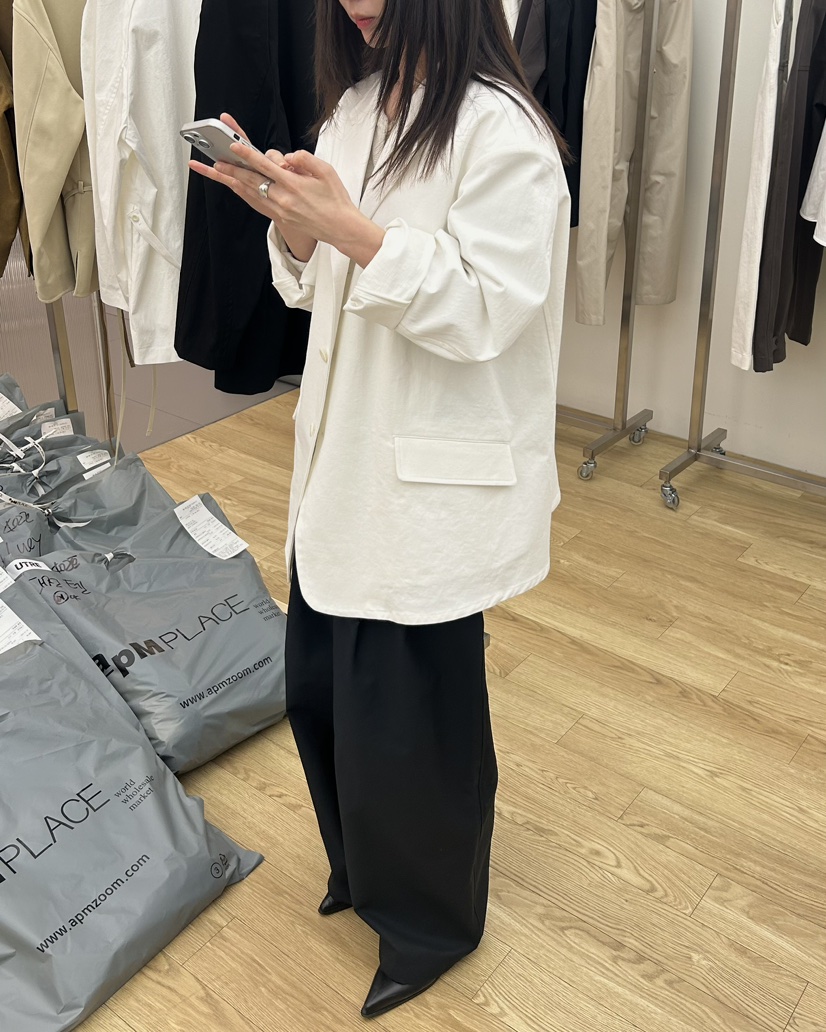 UTRE直郵韓國代購女裝新品休閑熱賣職業真品25春夏人氣夾克UTRE夾克