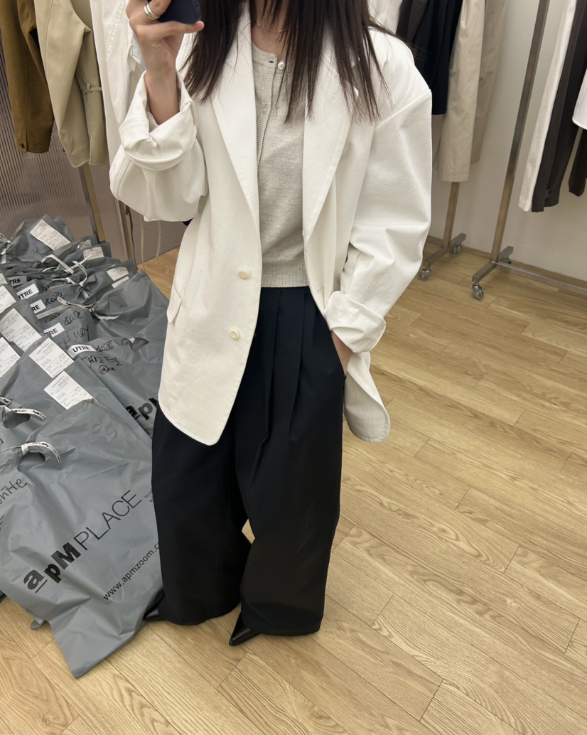 UTRE直郵韓國代購女裝新品休閑熱賣職業真品25春夏人氣夾克UTRE夾克