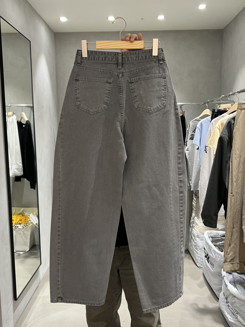 X-MOOD韓國直郵東大門實拍女裝新品休閑職業25春夏時尚牛仔褲X-MOOD牛仔褲