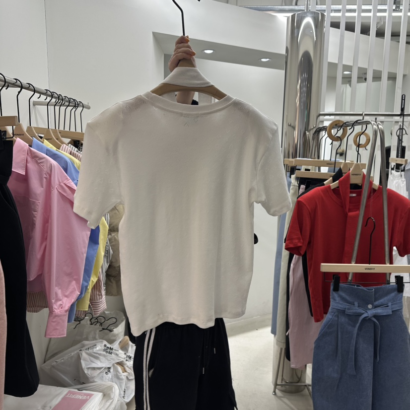 VENEFIT韓國直郵女裝新款時尚推薦休閑人氣熱賣真品T恤含領帶VENEFIT/JENNIET恤
