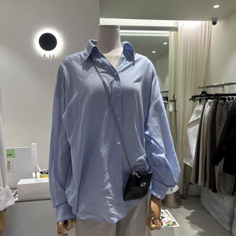 LIL韓國直郵女裝新品休閑推薦熱賣時尚真品25春夏襯衫蕾絲衫LIL襯衫/蕾絲衫圖色2