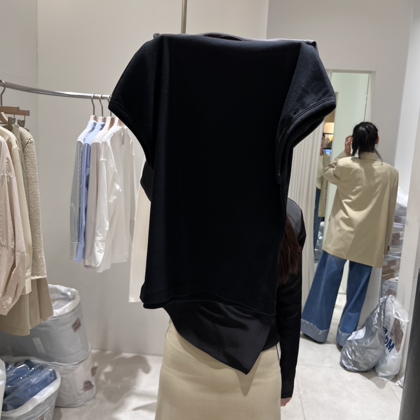 GLOW AND NYMPH韓國直郵女裝新品時尚人氣推薦25春夏休閑T恤GLOW AND NYMPHT恤圖色3