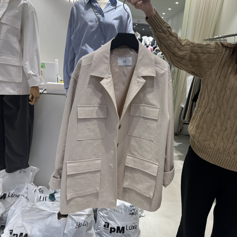 LIL韓國直郵女裝新款休閑時尚真品推薦25春夏熱賣職業人氣夾克LIL夾克圖色2