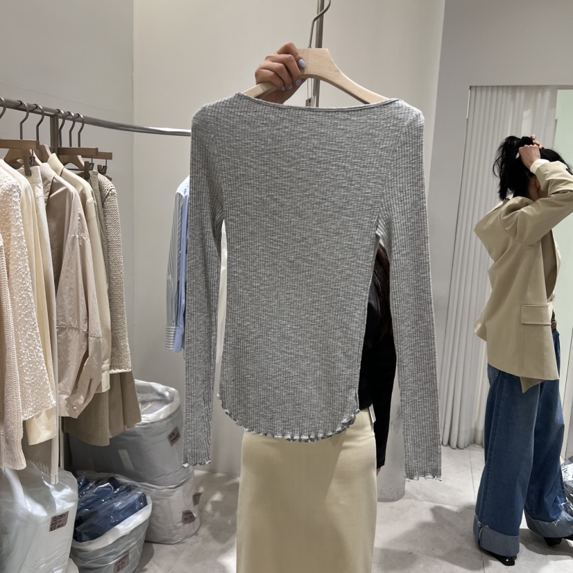 GLOW AND NYMPH韓國直郵東大門代購女裝新款真品時尚長袖T恤GLOW AND NYMPH長袖T恤