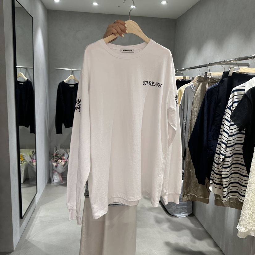 X-MOOD韓國直郵女裝新款休閑推薦25春夏時尚熱賣職業真品衛衣X-MOOD衛衣