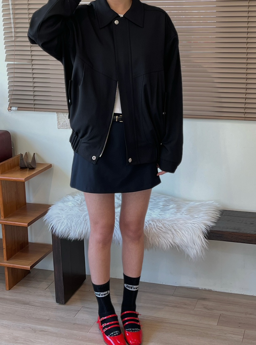 X-MOOD韓國直郵女裝新款人氣休閑真品職業熱賣25春夏推薦短裙X-MOOD短裙