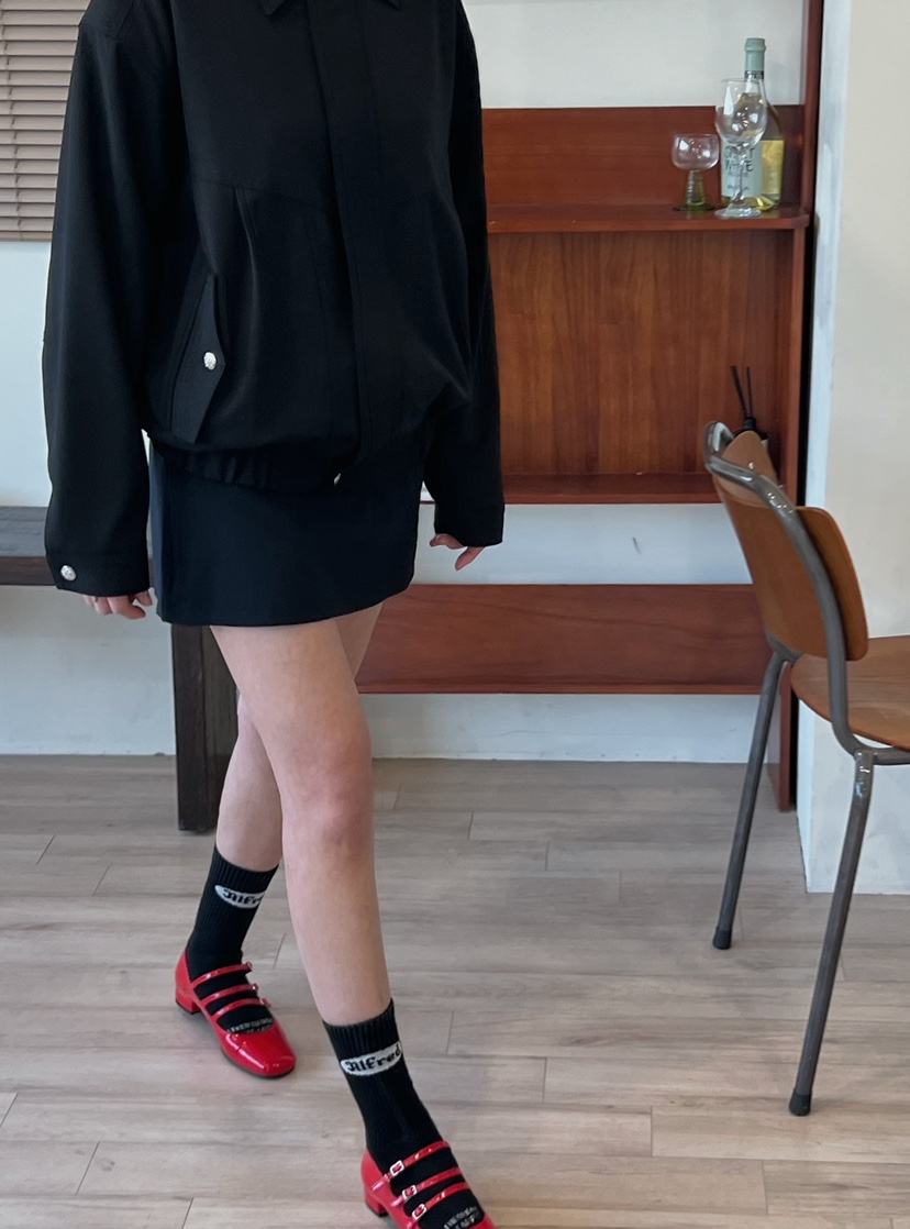 X-MOOD韓國直郵女裝新款人氣休閑真品職業熱賣25春夏推薦短裙X-MOOD短裙