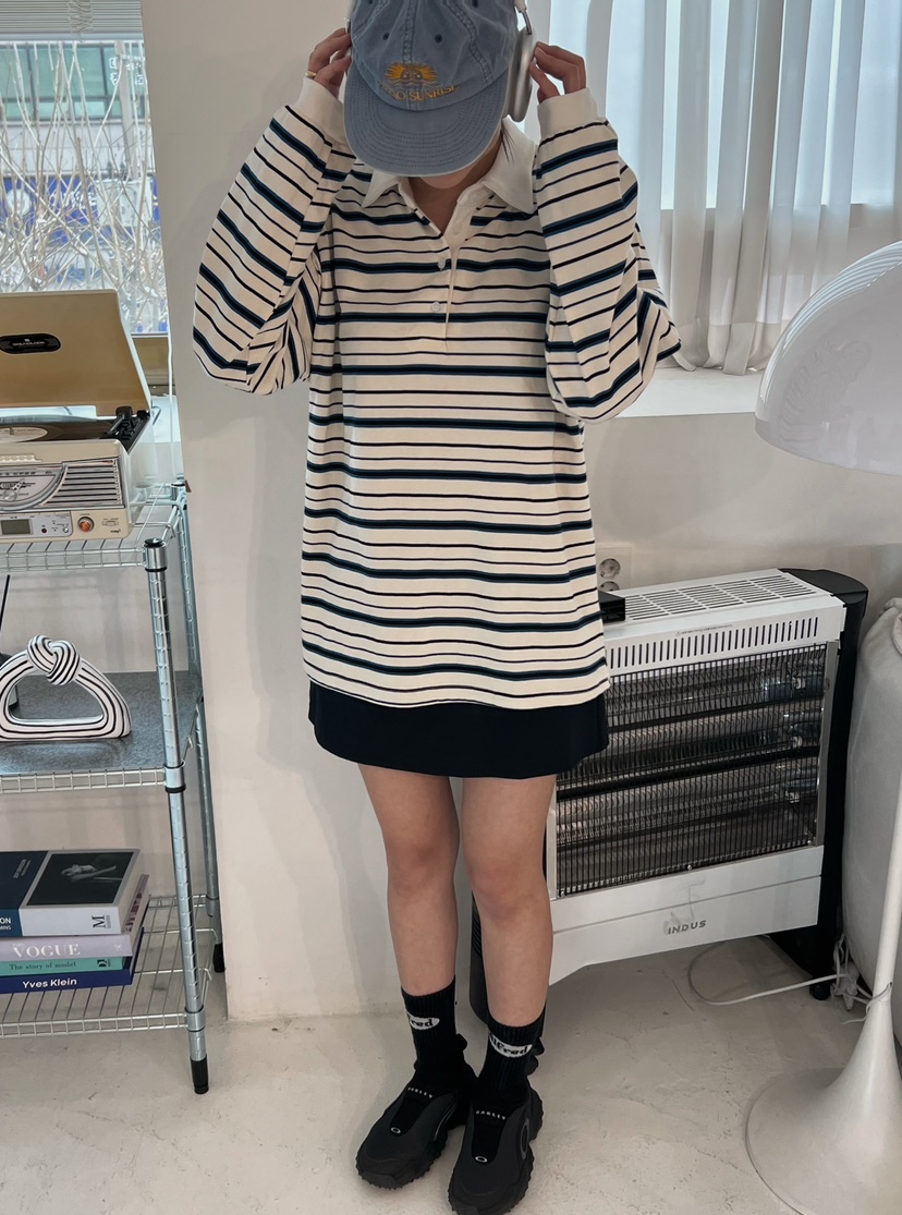 X-MOOD韓國直郵東大門實拍女裝新款25春夏人氣熱賣長袖T恤X-MOOD長袖T恤