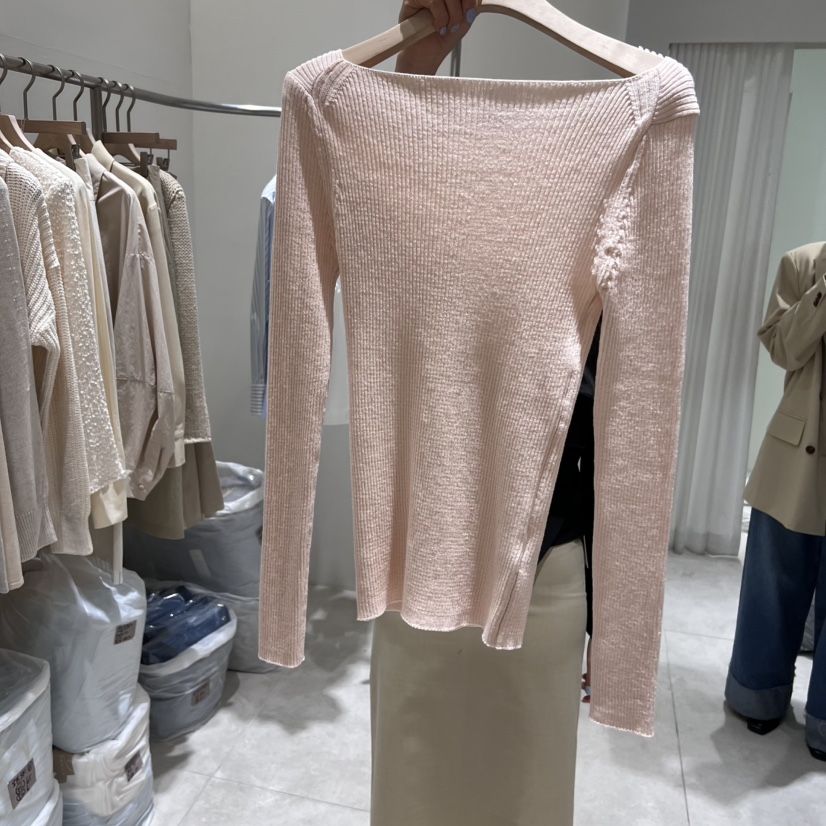 GLOW AND NYMPH韓國直郵女裝新品時尚職業真品休閑針織衫GLOW AND NYMPH針織衫