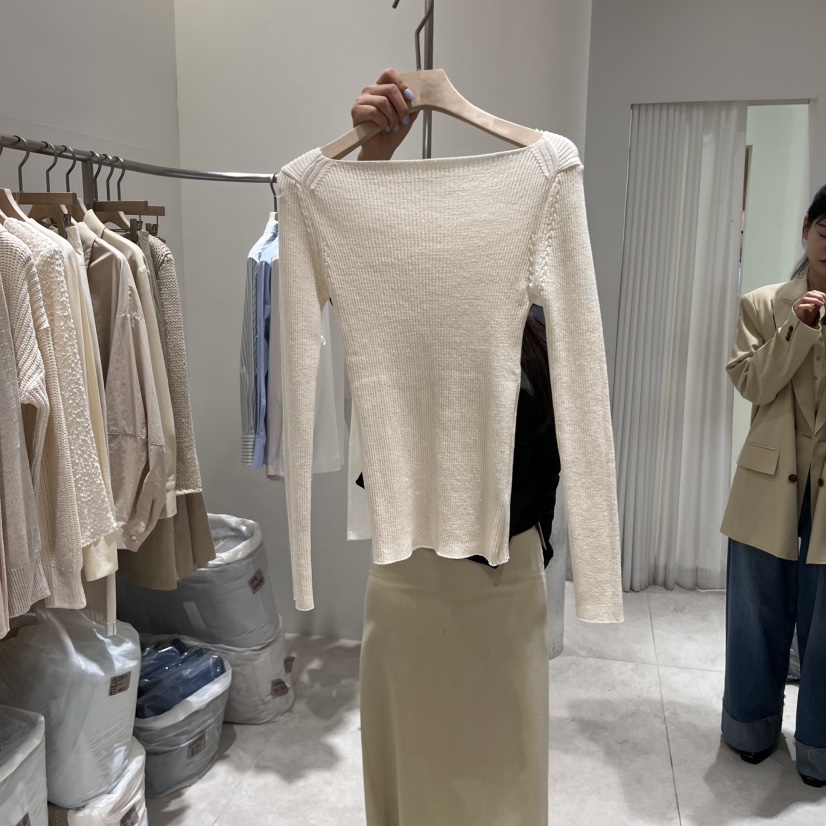 GLOW AND NYMPH韓國直郵女裝新品時尚職業真品休閑針織衫GLOW AND NYMPH針織衫