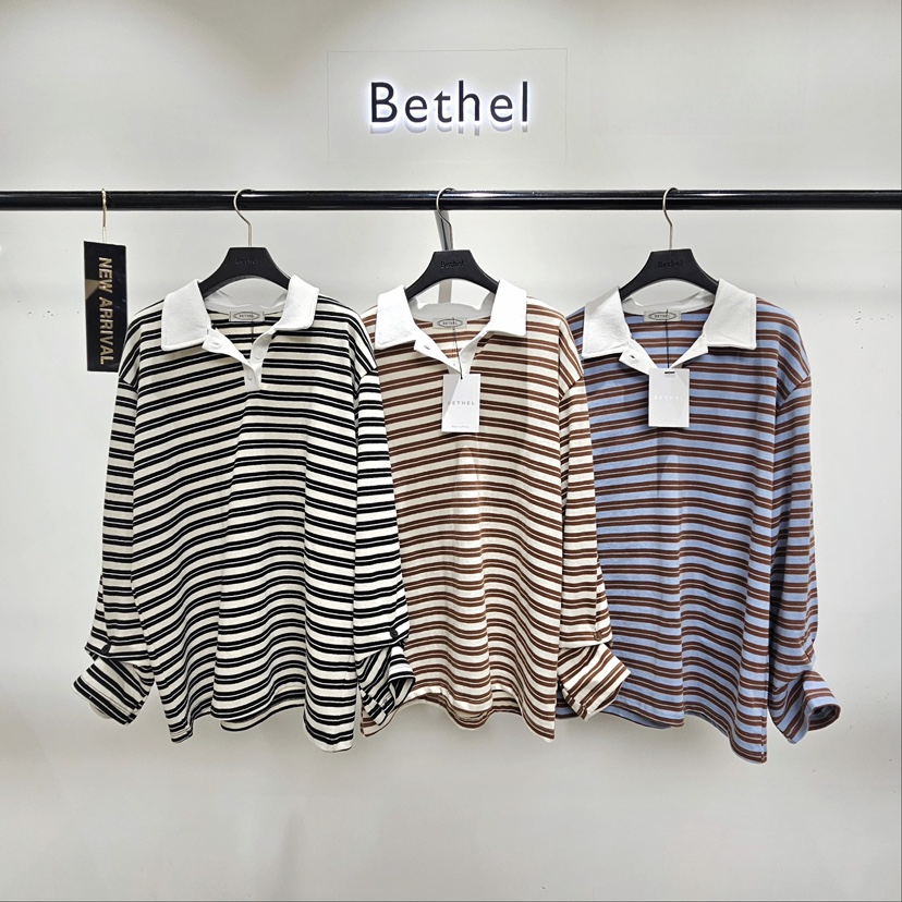 BETHEL韓國直郵東大門代購女裝新品真品推薦職業人氣長袖T恤BETHEL長袖T恤