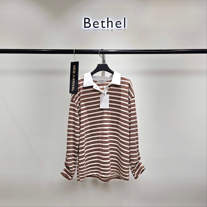 BETHEL韓國直郵東大門代購女裝新品真品推薦職業人氣長袖T恤BETHEL長袖T恤圖色2