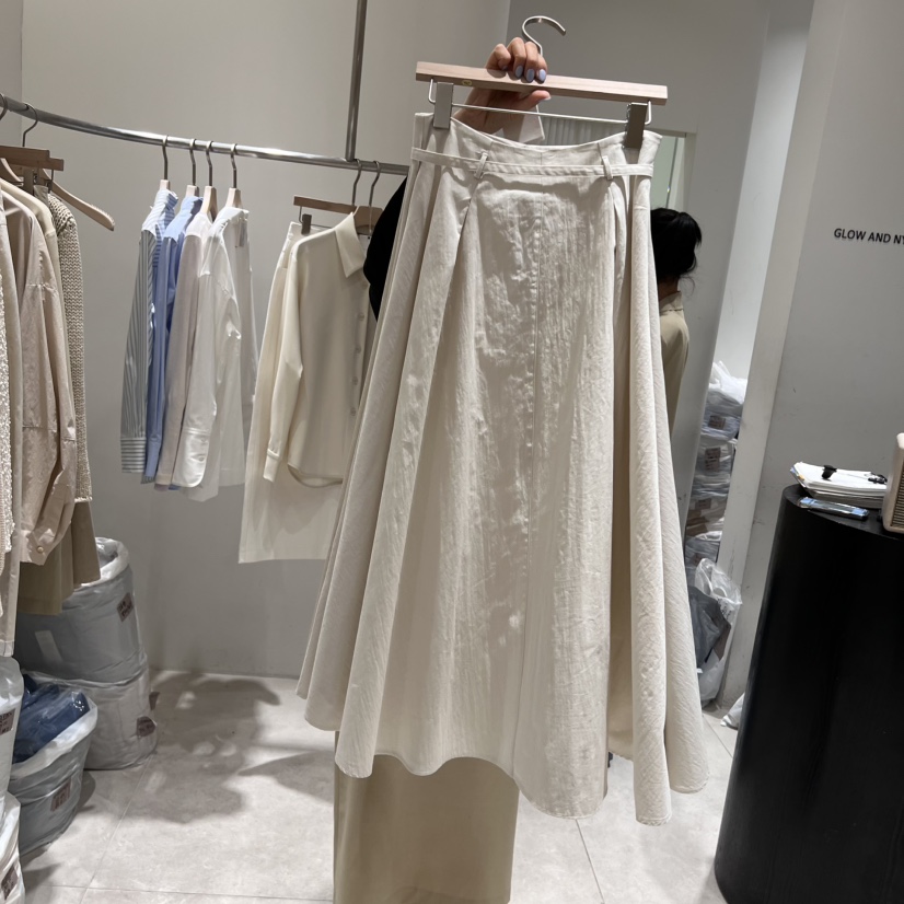 GLOW AND NYMPH韓國直郵東大門實拍女裝新品25春夏半身裙中短裙GLOW AND NYMPH半身裙/中短裙