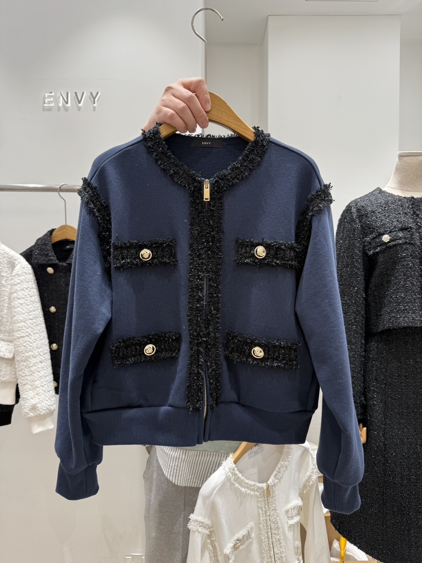 ENVY直郵韓國代購女裝新品熱賣推薦25春夏時尚休閑人氣夾克ENVY夾克圖色2