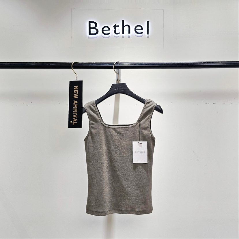 BETHEL韓國直郵女裝新款25春夏真品休閑職業推薦時尚吊帶背心BETHEL吊帶/背心圖色4