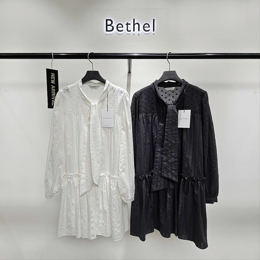 BETHEL韓國直郵女裝新款職業推薦熱賣休閑人氣25春夏連衣裙BETHEL連衣裙