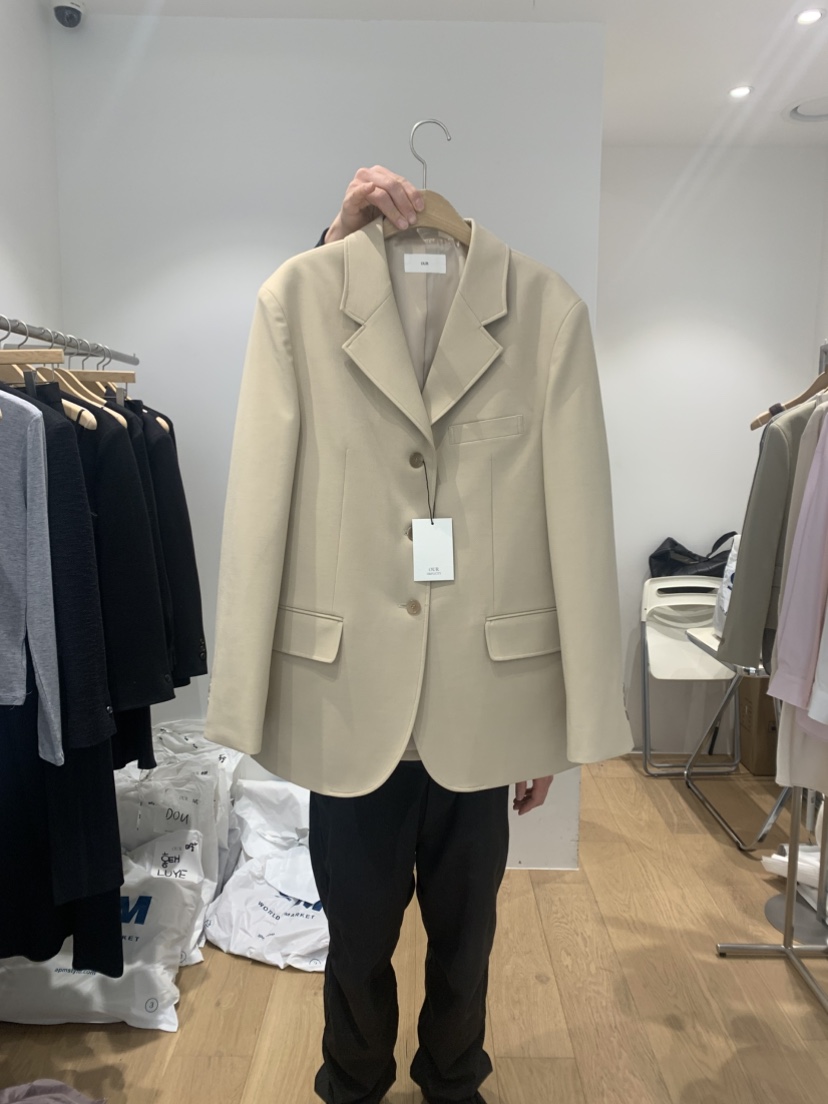 OUR-A韓國直郵女裝新品25春夏推薦熱賣真品時尚職業休閑夾克OUR-A夾克圖色1