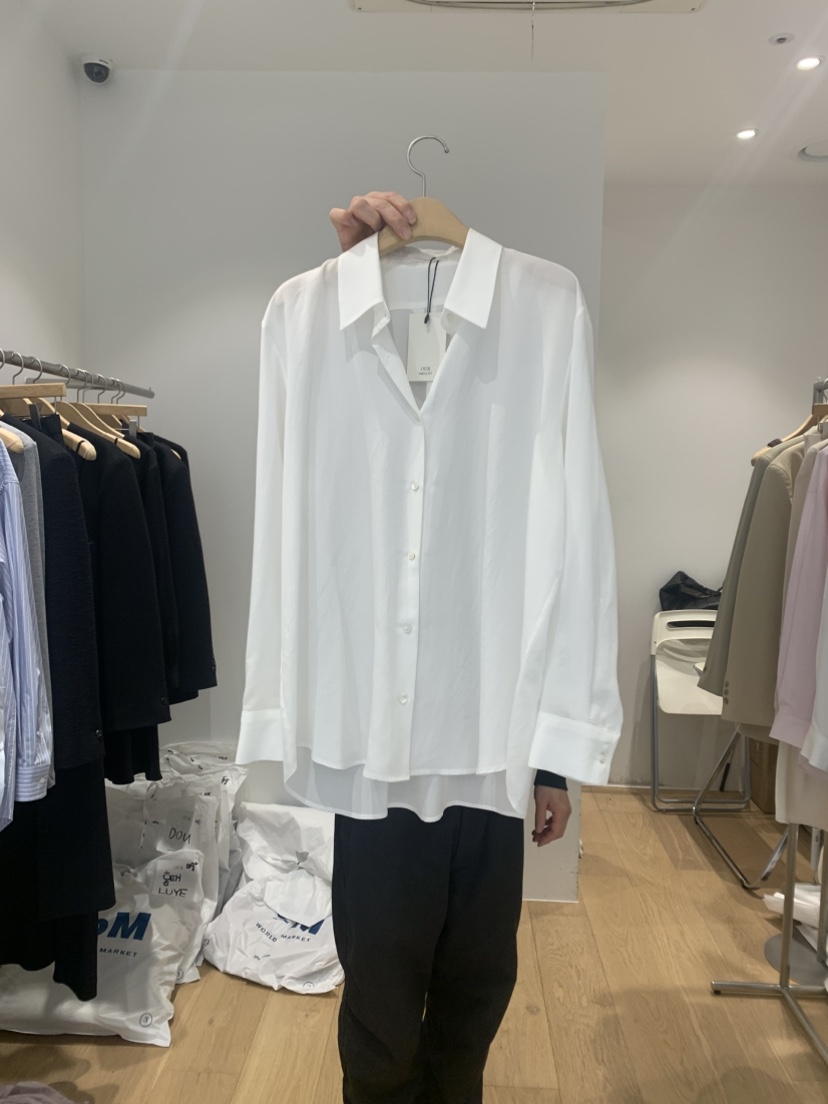 OUR-A韓國直郵女裝新款25春夏職業休閑人氣真品襯衫蕾絲衫OUR-A襯衫/蕾絲衫圖色1