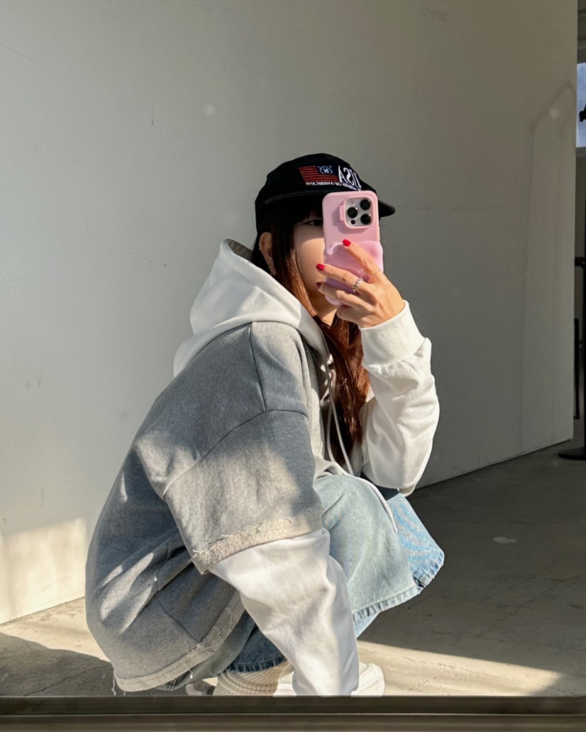 BYRING韓國直郵女裝新品人氣時尚推薦職業真品熱賣休閑衛衣BYRING衛衣