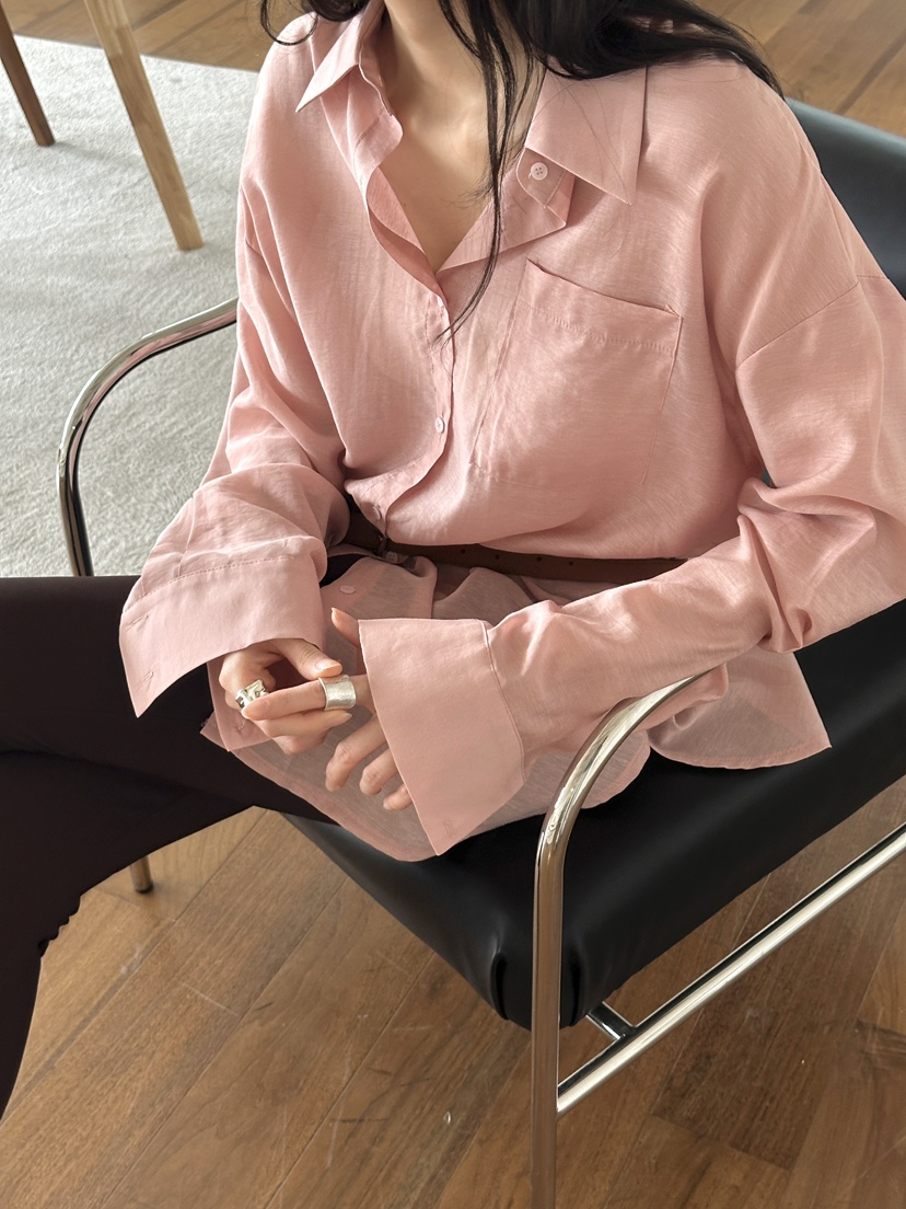 INSSENSE-A韓國直郵女裝新款真品人氣推薦休閑時尚襯衫蕾絲衫INSSENSE-A襯衫/蕾絲衫