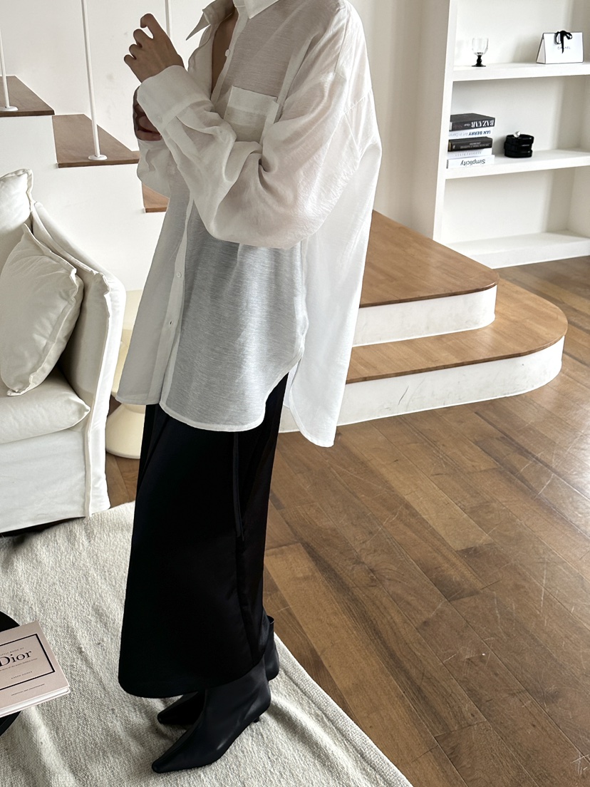 INSSENSE-A韓國直郵女裝新款真品人氣推薦休閑時尚襯衫蕾絲衫INSSENSE-A襯衫/蕾絲衫