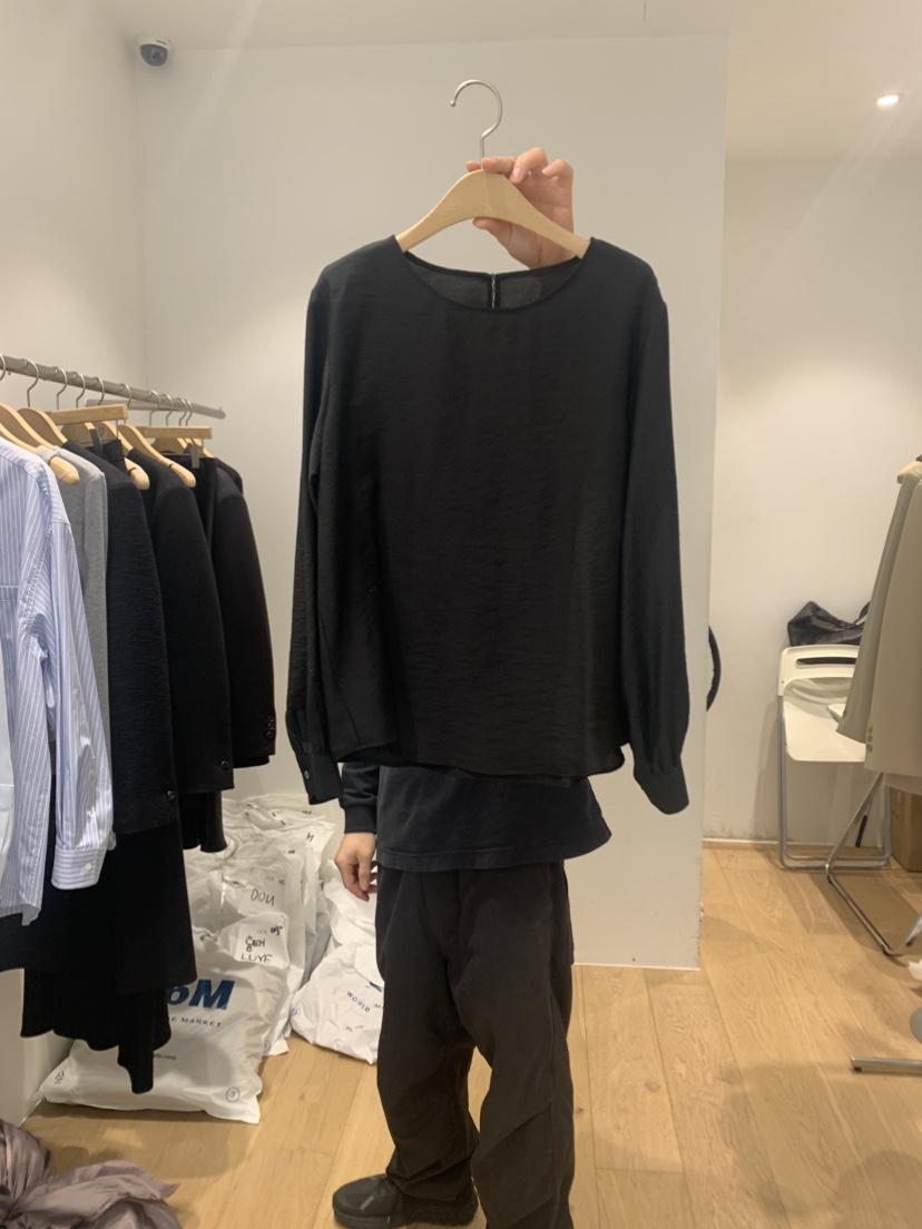 OUR-A韓國直郵東大門實拍女裝新品熱賣休閑推薦襯衫蕾絲衫OUR-A襯衫/蕾絲衫圖色2