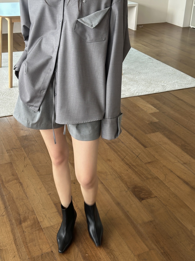 INSSENSE-A韓國直郵女裝新款熱賣休閑推薦時尚25春夏襯衫蕾絲衫INSSENSE-A襯衫/蕾絲衫