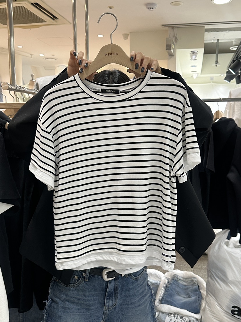 INSSENSE-A直郵韓國代購女裝新品職業人氣時尚熱賣推薦T恤INSSENSE-AT恤