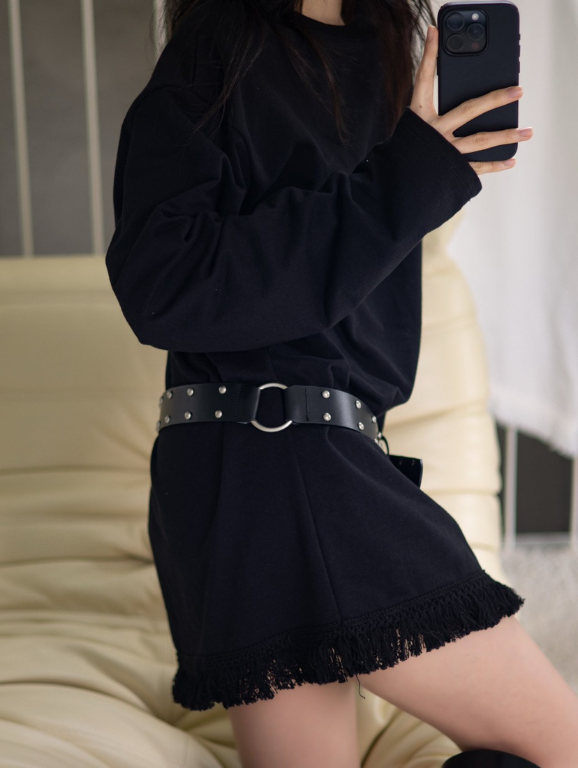 INSSENSE-A韓國直郵東大門代購女裝新款25春夏熱賣連衣裙流蘇INSSENSE-A連衣裙