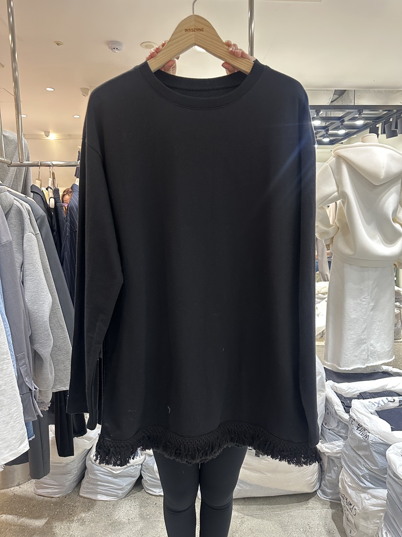 INSSENSE-A韓國直郵東大門代購女裝新款25春夏熱賣連衣裙流蘇INSSENSE-A連衣裙圖色2