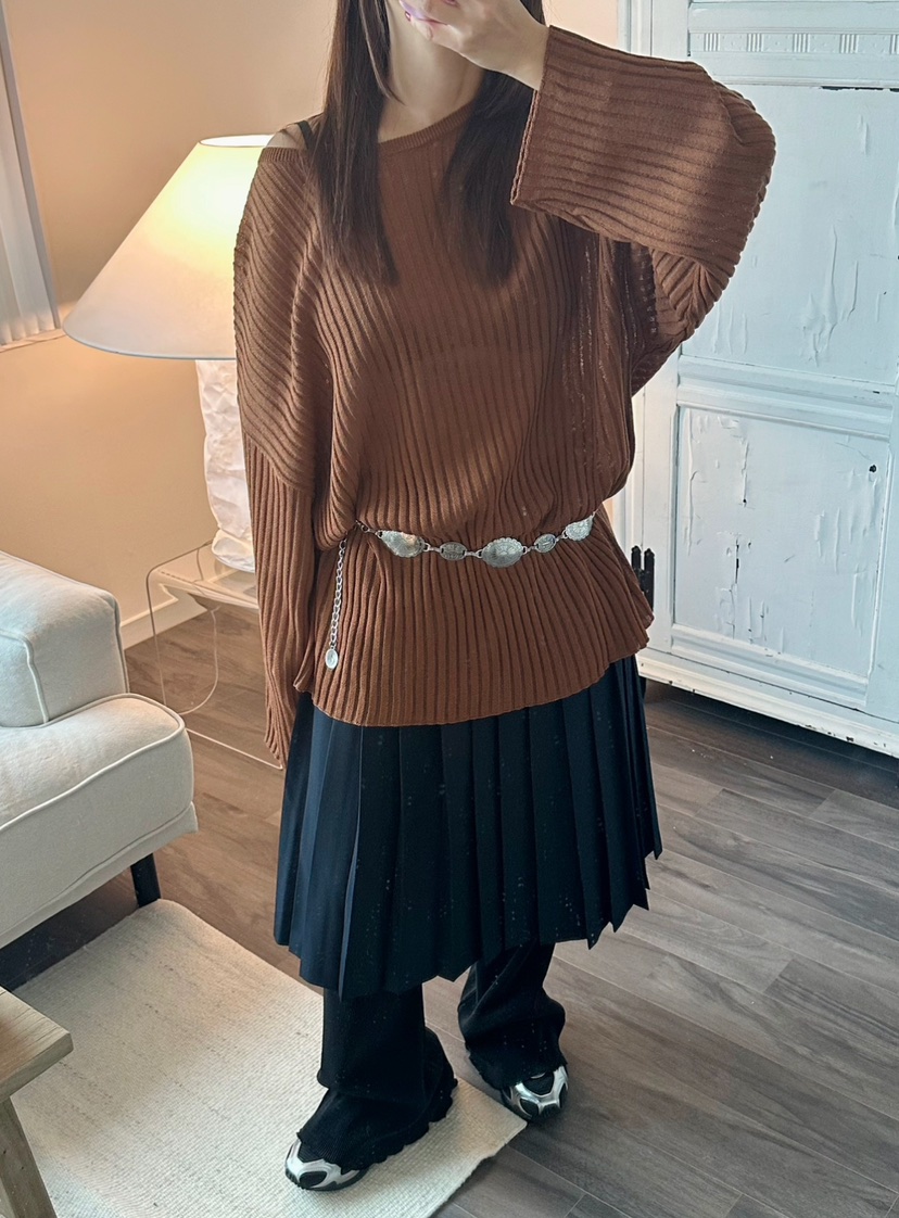 BYRING韓國直郵東大門實拍女裝新款時尚真品人氣職業針織衫BYRING針織衫