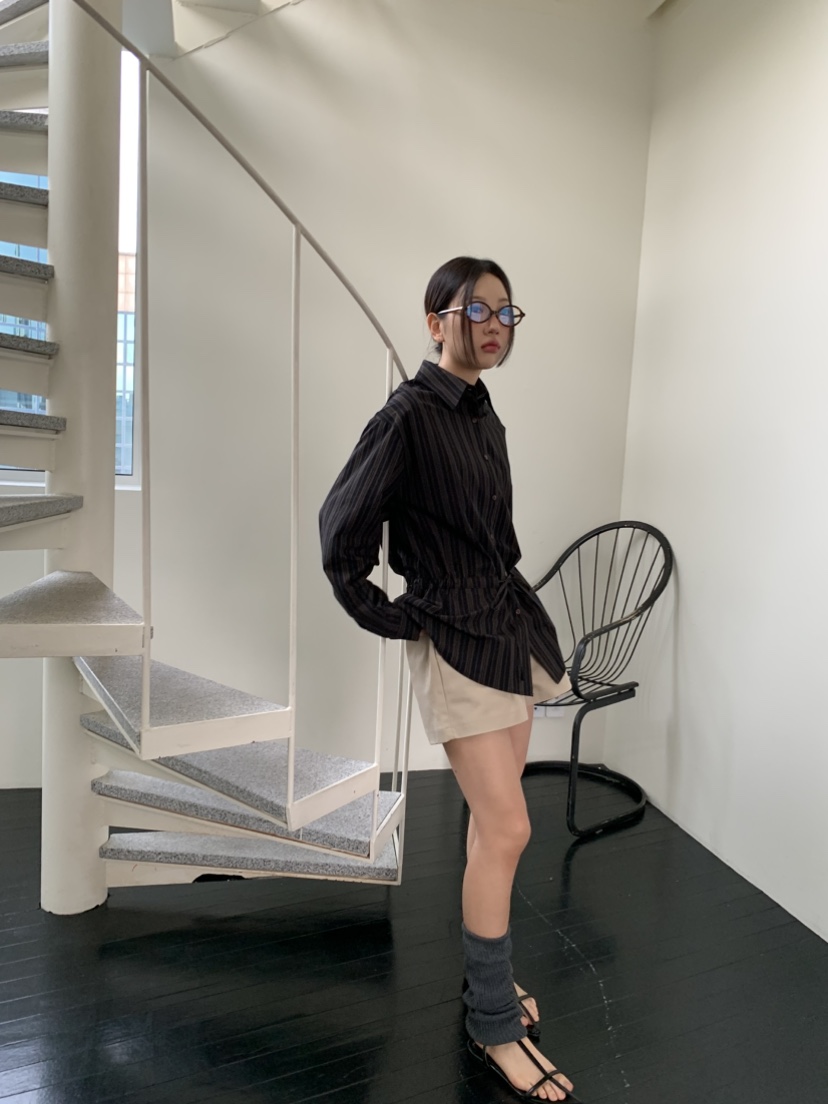 MURMUR韓國直郵東大門代購女裝新品熱賣真品休閑襯衫蕾絲衫MURMUR襯衫/蕾絲衫