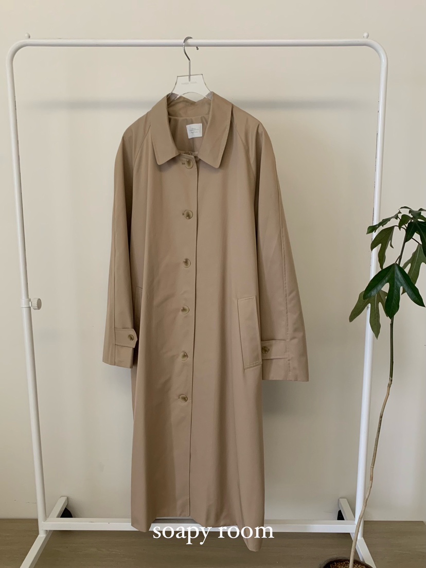 SOAPYROOM直郵韓國代購女裝新品25春夏時尚真品長款風衣含腰帶SOAPYROOM長款風衣圖色1
