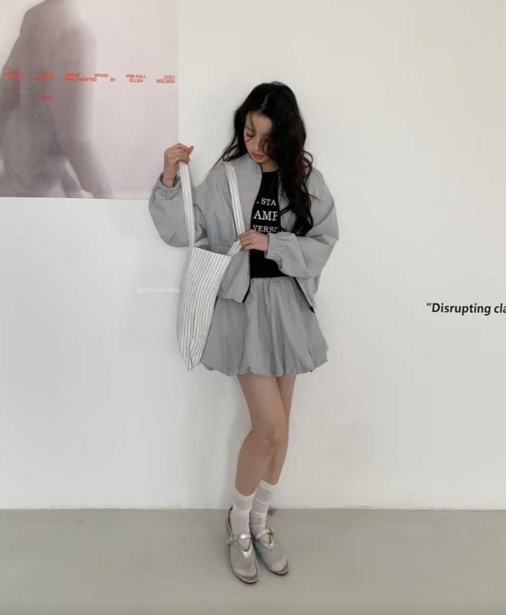 BELLINO293韓國直郵東大門實拍女裝新款時尚25春夏休閑短裙BOBBIE DOLL短裙