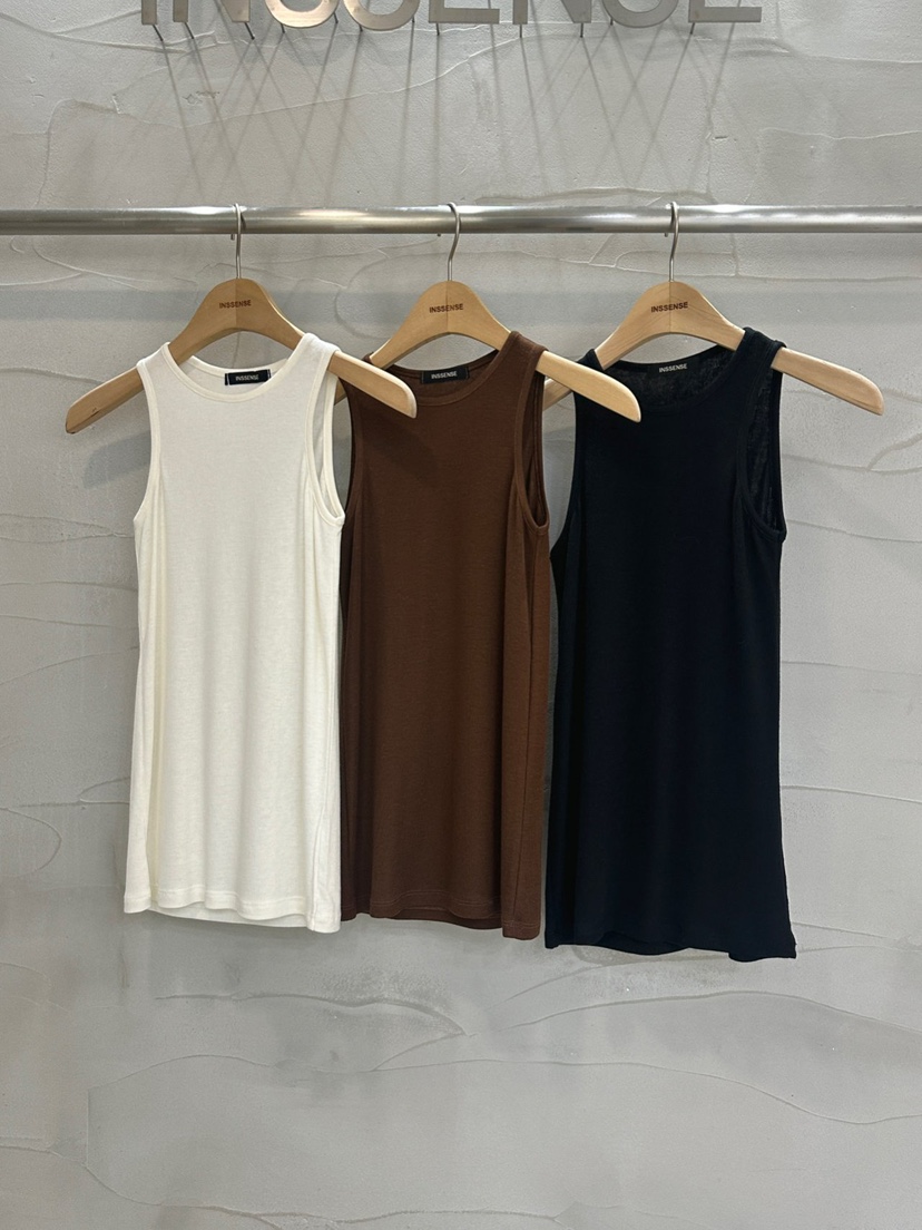 INSSENSE-A韓國直郵東大門實拍女裝新款職業熱賣吊帶背心柔軟INSSENSE-A吊帶/背心