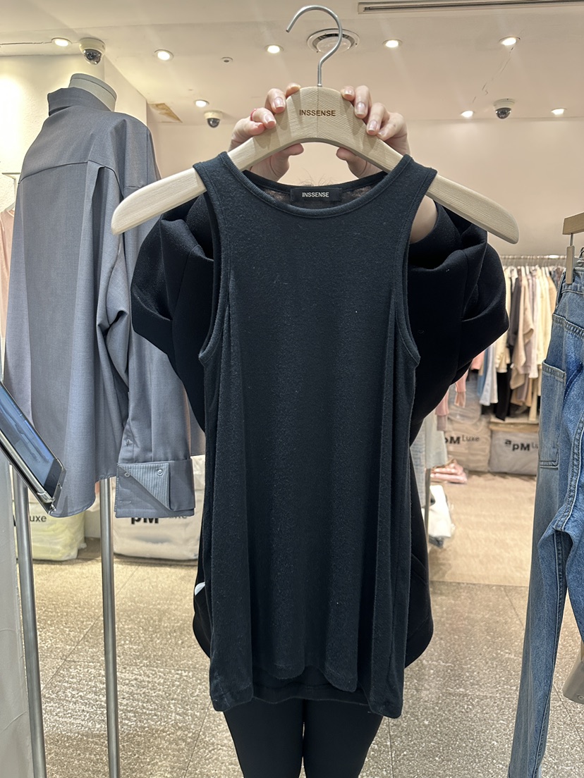 INSSENSE-A韓國直郵東大門實拍女裝新款職業熱賣吊帶背心柔軟INSSENSE-A吊帶/背心圖色3