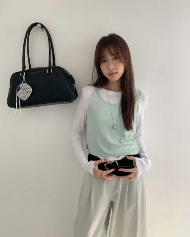 BELLINO293韓國直郵東大門代購女裝新品人氣熱賣職業長袖T恤BOBBIE DOLL長袖T恤