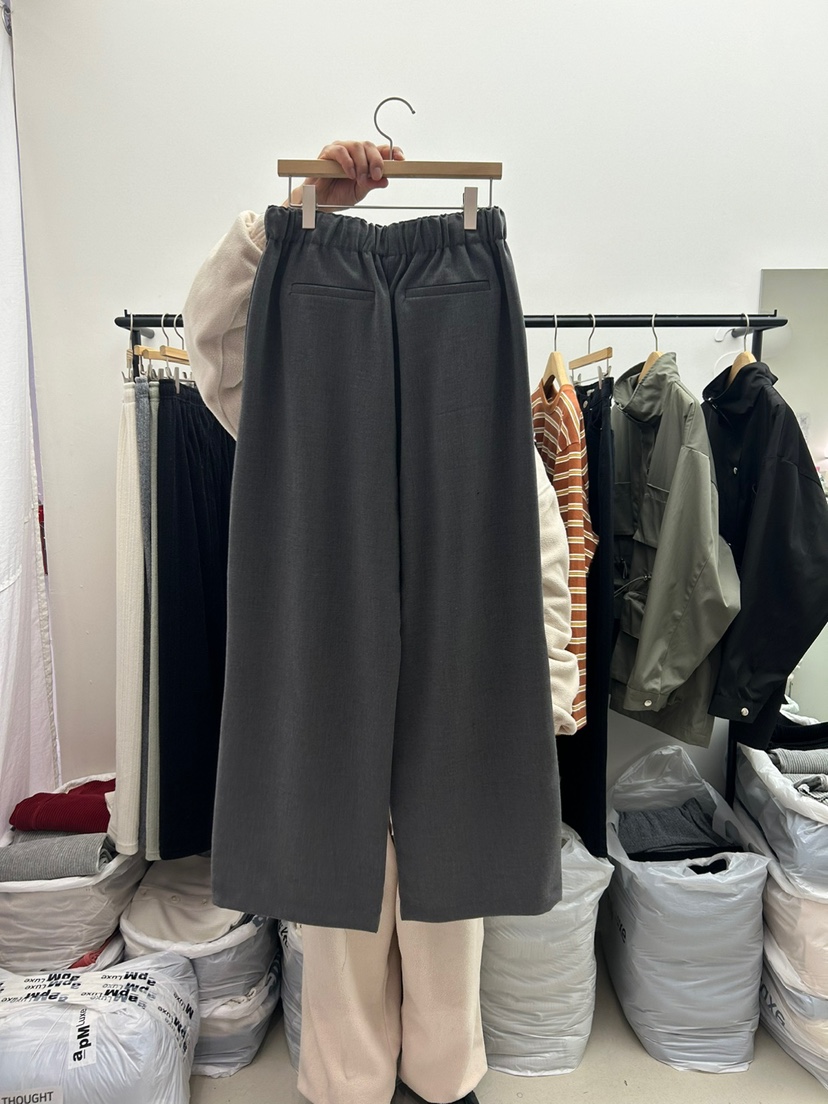 AS THOUGHT韓國直郵東大門實拍女裝新品人氣真品休閑褲寬松AS THOUGHT休閑褲