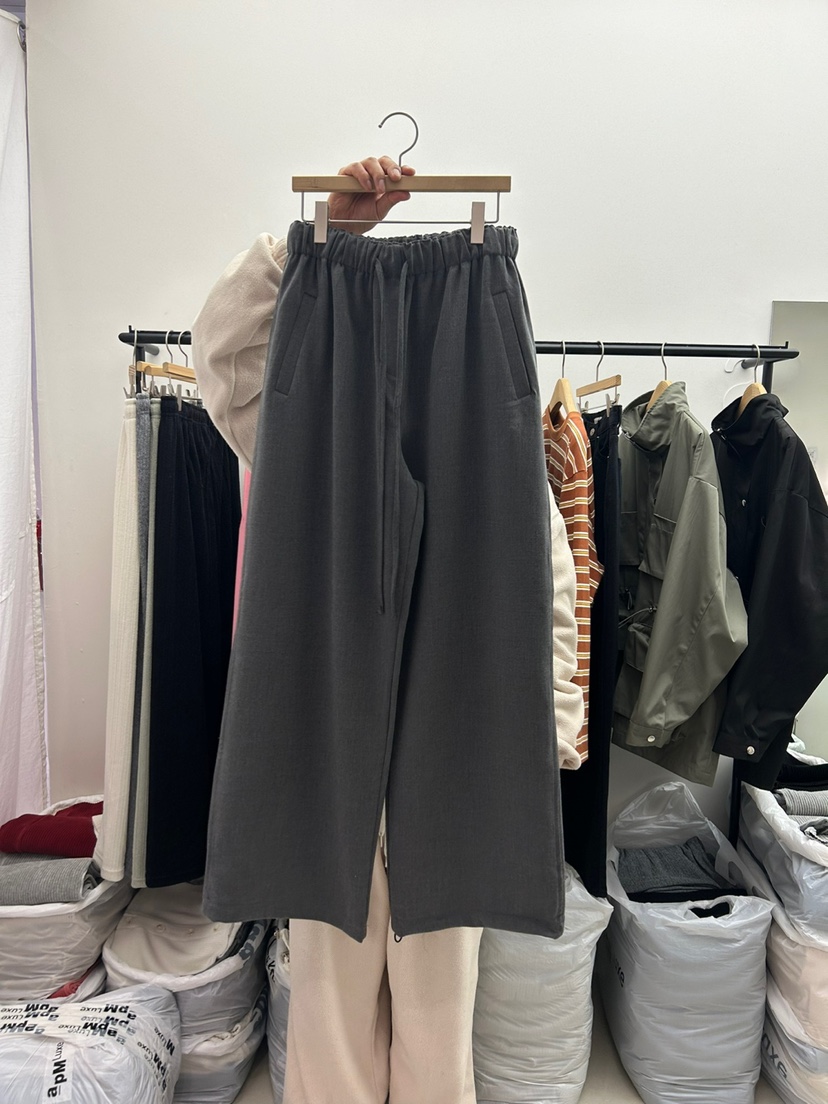 AS THOUGHT韓國直郵東大門實拍女裝新品人氣真品休閑褲寬松AS THOUGHT休閑褲圖色2