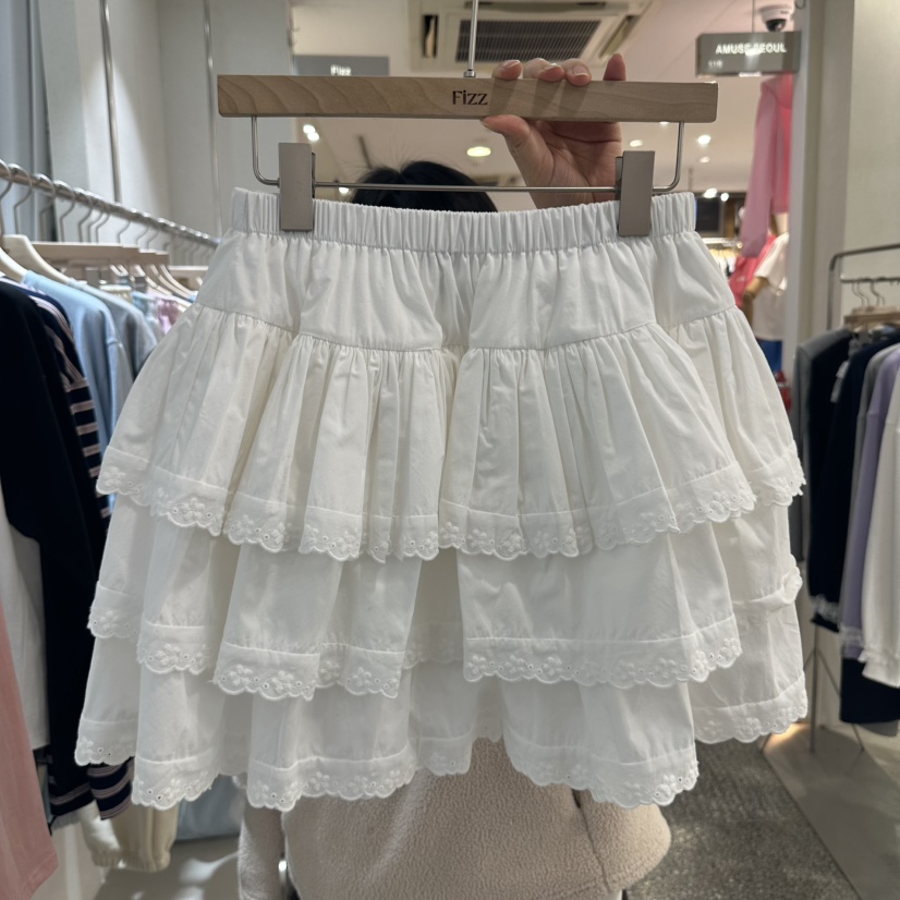 FIZZ直郵韓國代購女裝新款25春夏職業時尚人氣休閑熱賣短裙FIZZ短裙圖色2