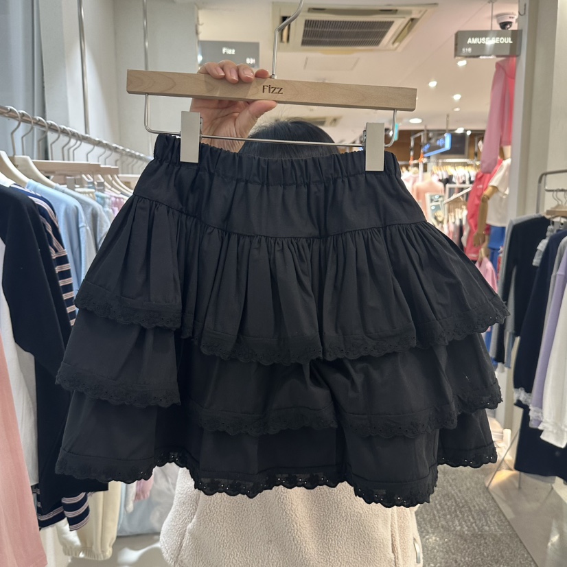 FIZZ直郵韓國代購女裝新款25春夏職業時尚人氣休閑熱賣短裙FIZZ短裙圖色3