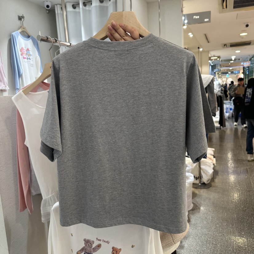 FIZZ韓國直郵女士新品職業真品時尚熱賣休閑25春夏人氣推薦T恤FIZZT恤