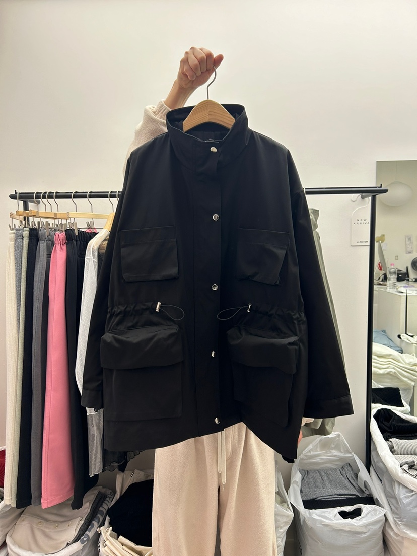 AS THOUGHT韓國直郵女士新款25春夏時尚職業真品人氣熱賣夾克AS THOUGHT夾克圖色2