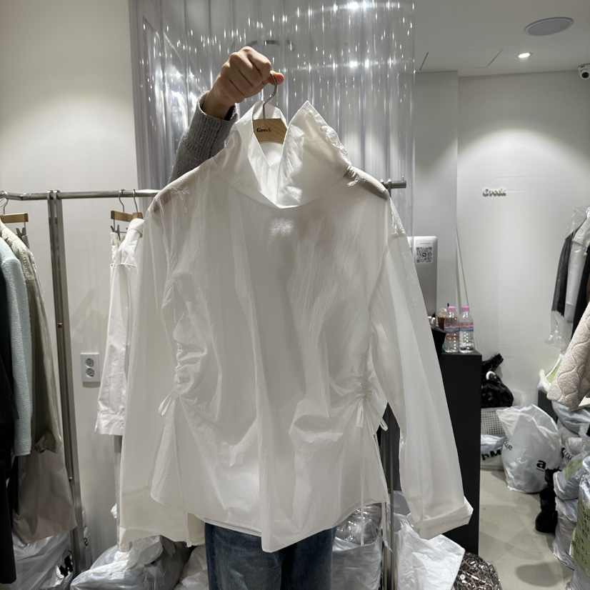 GREEK東大門代購女裝新品熱賣真品職業人氣推薦25春夏襯衫蕾絲衫GREEK襯衫/蕾絲衫