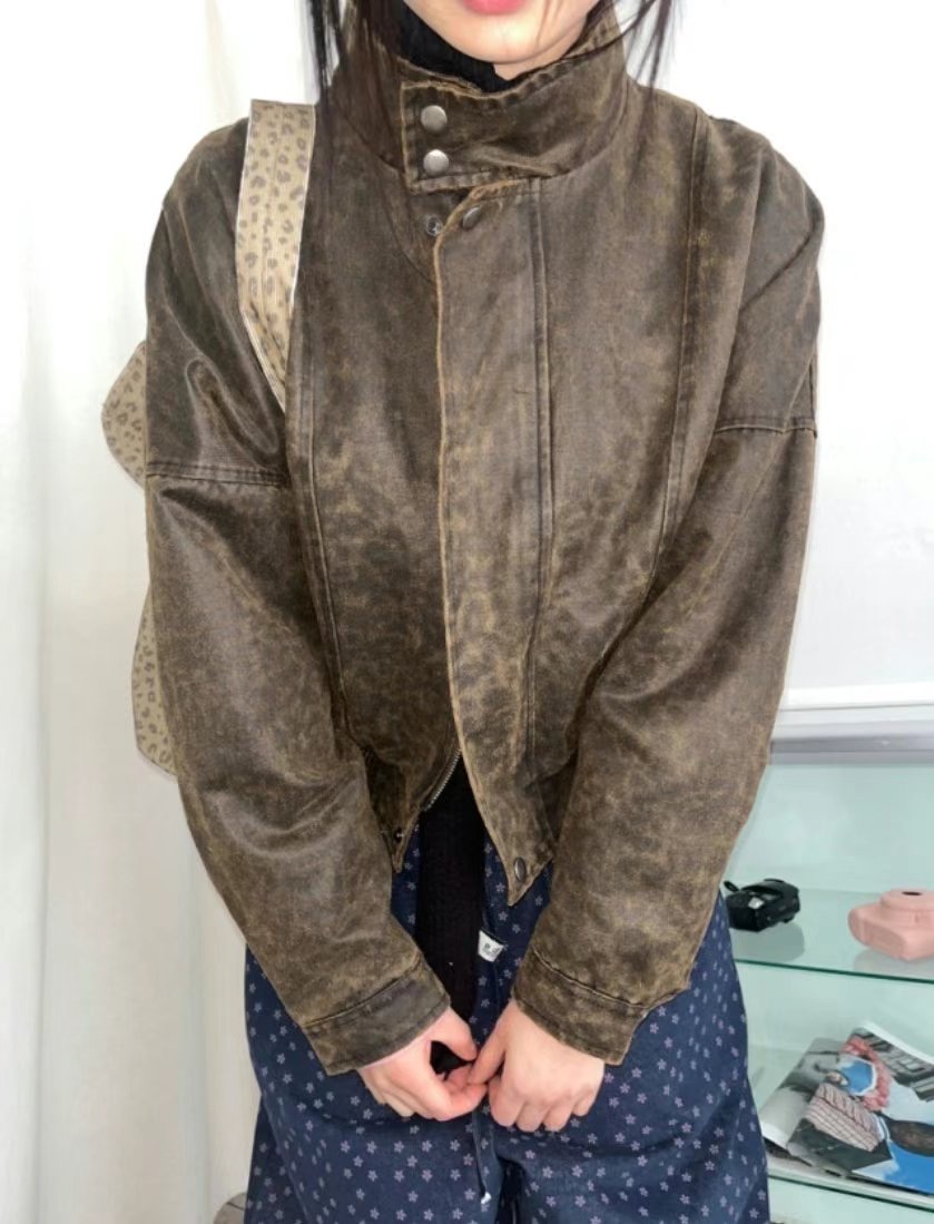 MOONGCHI東大門代購女士新款職業真品熱賣時尚人氣夾克皮革MOONGCHI夾克