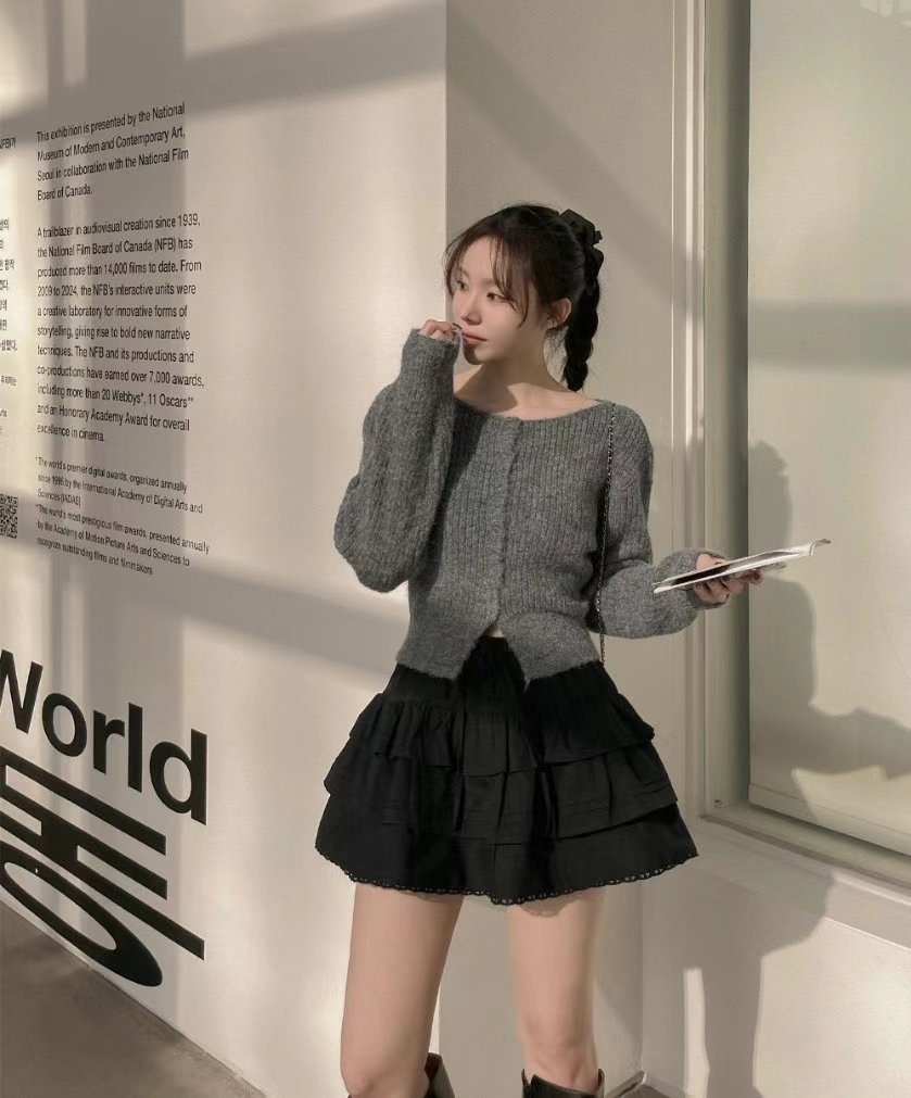 MOONGCHI直郵韓國代購女裝新款真品推薦人氣熱賣時尚休閑短裙MOONGCHI短裙