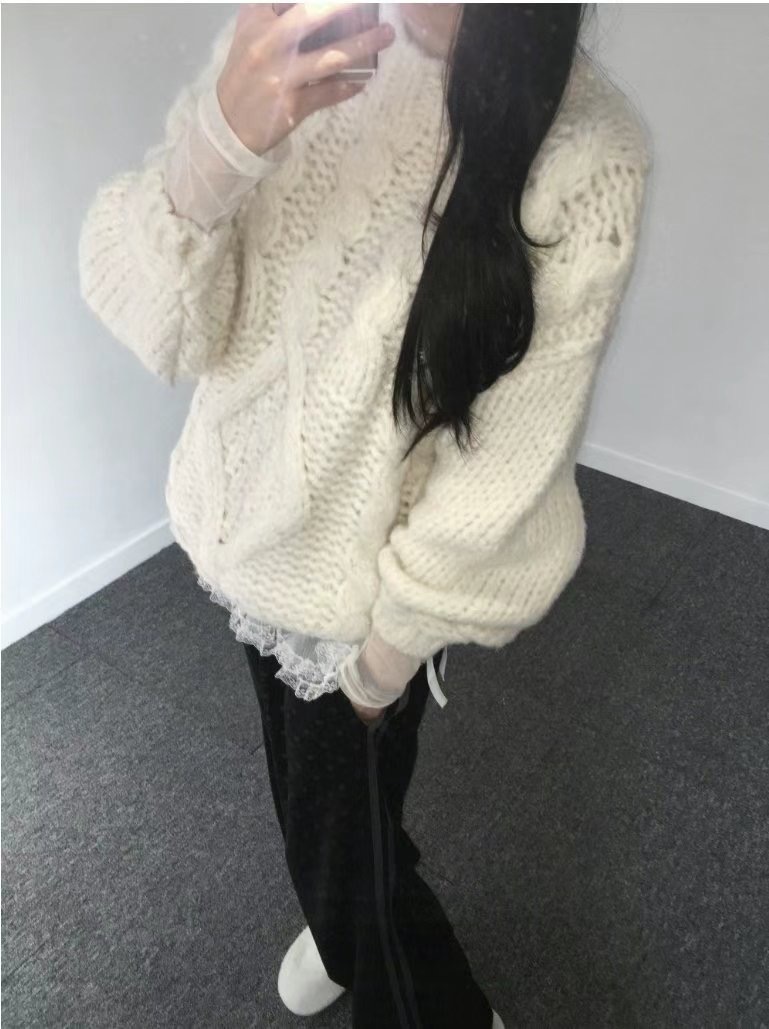 MOONGCHI韓國直郵女裝新品25春夏推薦職業真品熱賣休閑毛衣MOONGCHI毛衣