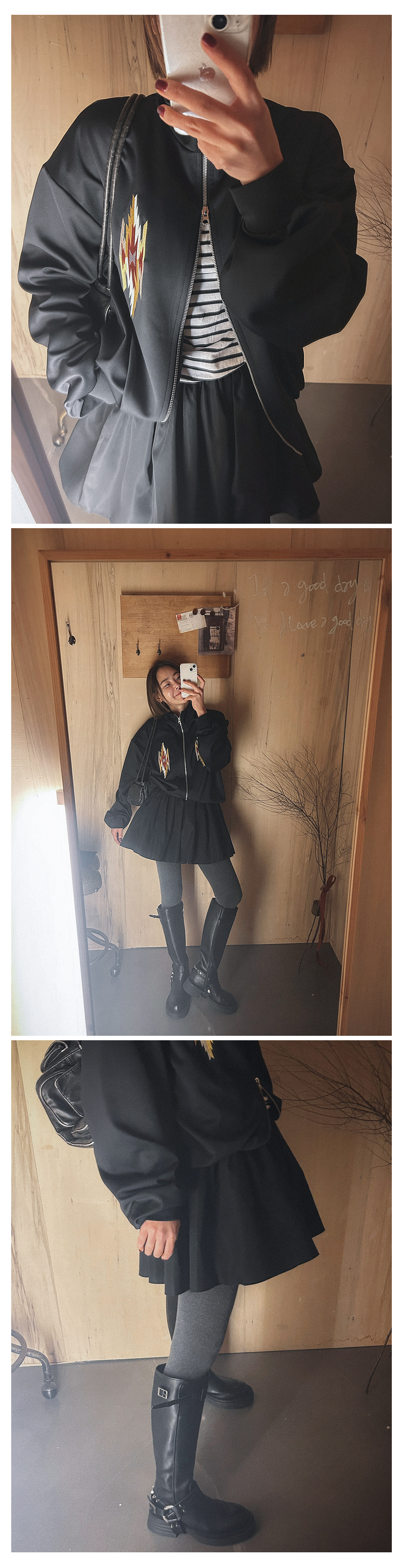 LIKE A韓國直郵女裝新品25春夏真品時尚人氣職業熱賣推薦短裙LIKE A短裙
