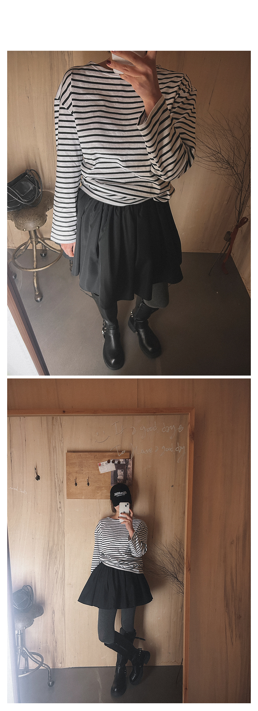 LIKE A韓國直郵女裝新品25春夏真品時尚人氣職業熱賣推薦短裙LIKE A短裙